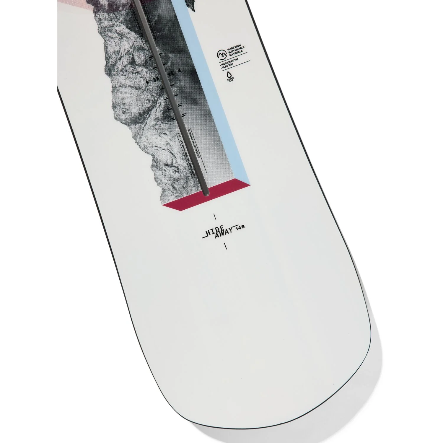 Burton Women's Hideaway Flat Top 148 Snowboard 10696109000148 - Image 4