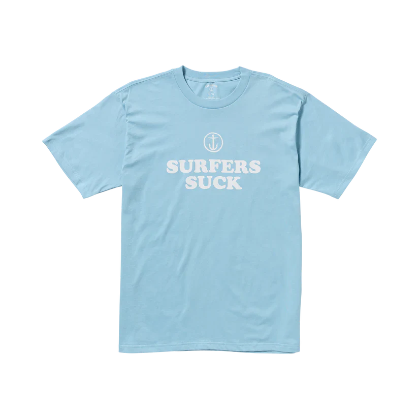 Captain Fin Men's Surfers Short Sleeve T-Shirt Coastal Blue 21A3512509-CBL