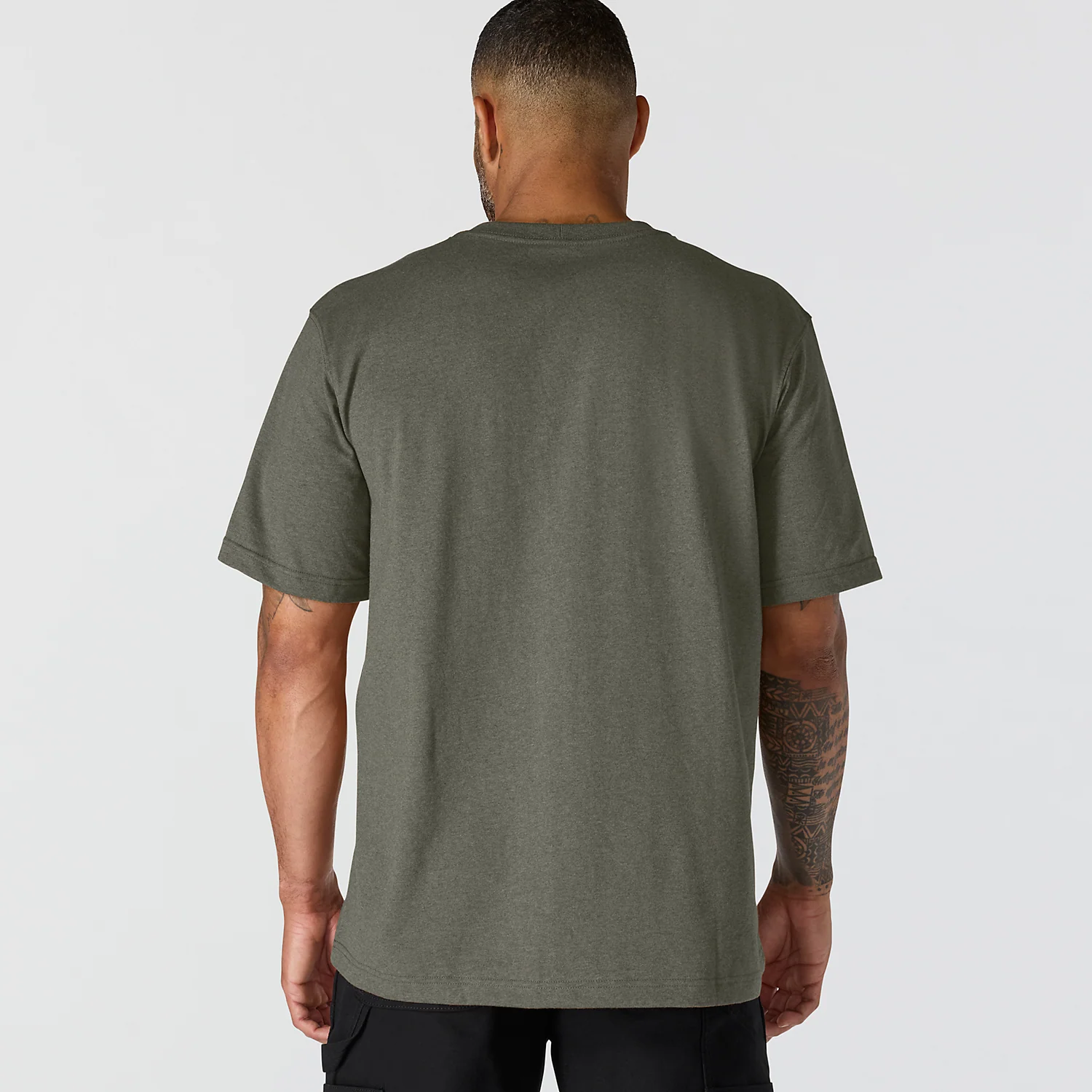 Carhartt Men's Dearborn Relaxed Pocket T-Shirt Dusty Olive 103296-DOV - Image 2