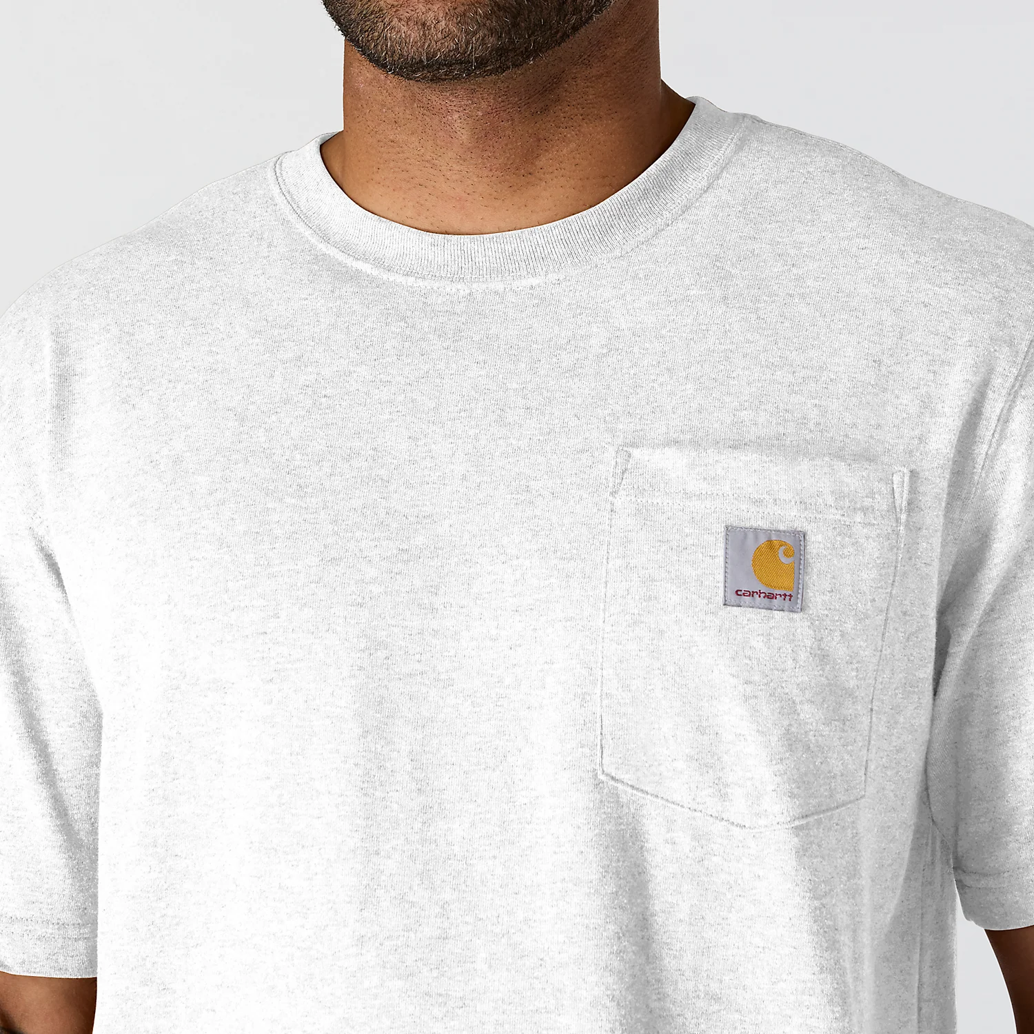 Carhartt Men's Dearborn Relaxed Pocket T-Shirt White 103296-WHT - Image 5