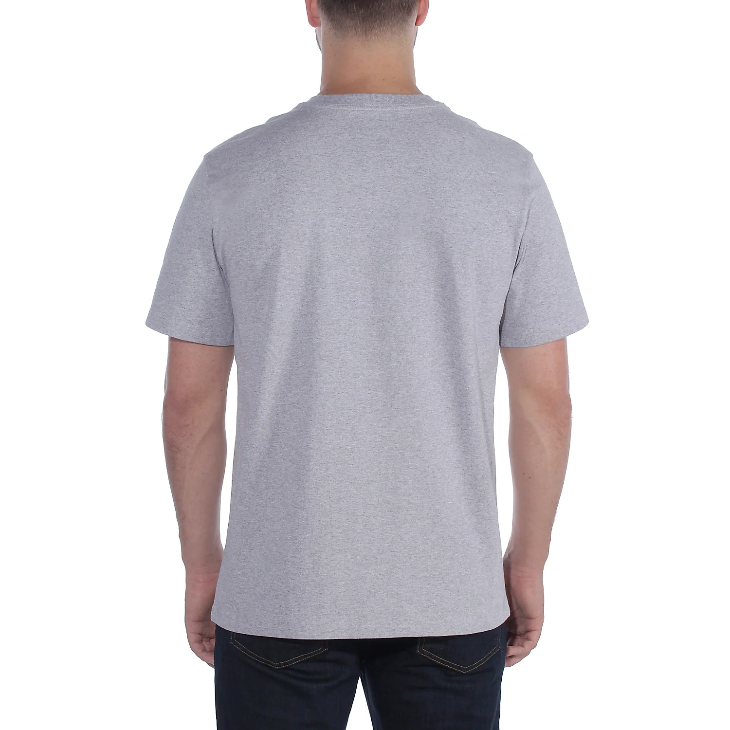 Carhartt Men's Dearborn Relaxed T-Shirt Heather Gray 104264-HGY - Image 2