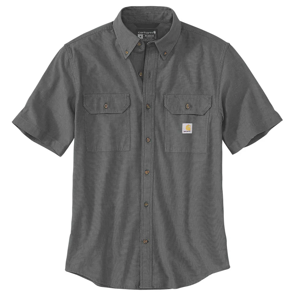 Carhartt Men's Fort Loose Short Sleeve Shirt Black Chambray 104369-BKC - Image 2