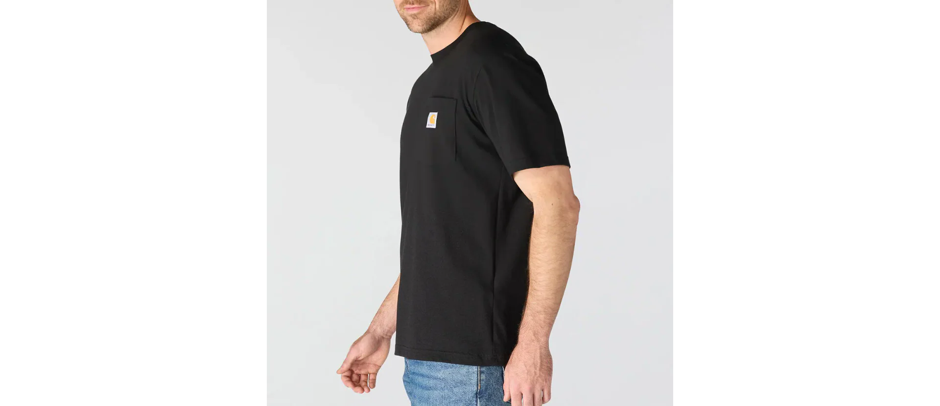 Carhartt Men's Irvine Relaxed 3D Logo T-Shirt Black 107319-N04 - Image 3