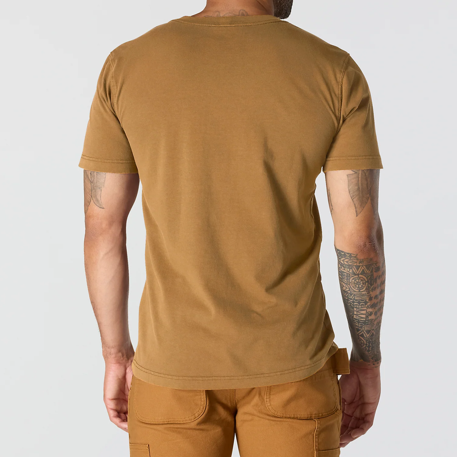 Carhartt Men's Irvine Relaxed Garment Dyed T-Shirt Brown 106252-BRN - Image 2