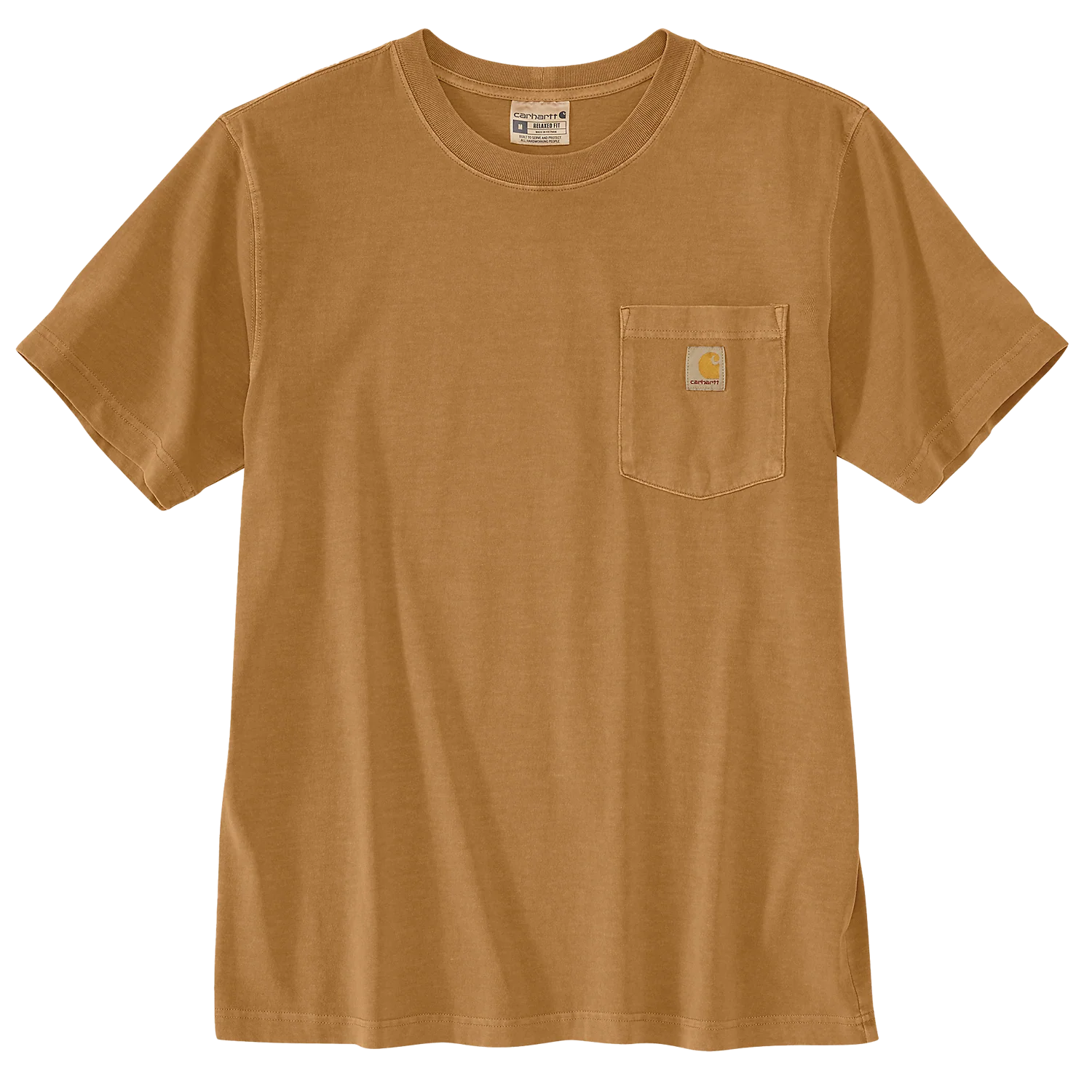 Carhartt Men's Irvine Relaxed Garment Dyed T-Shirt Brown 106252-BRN - Image 5