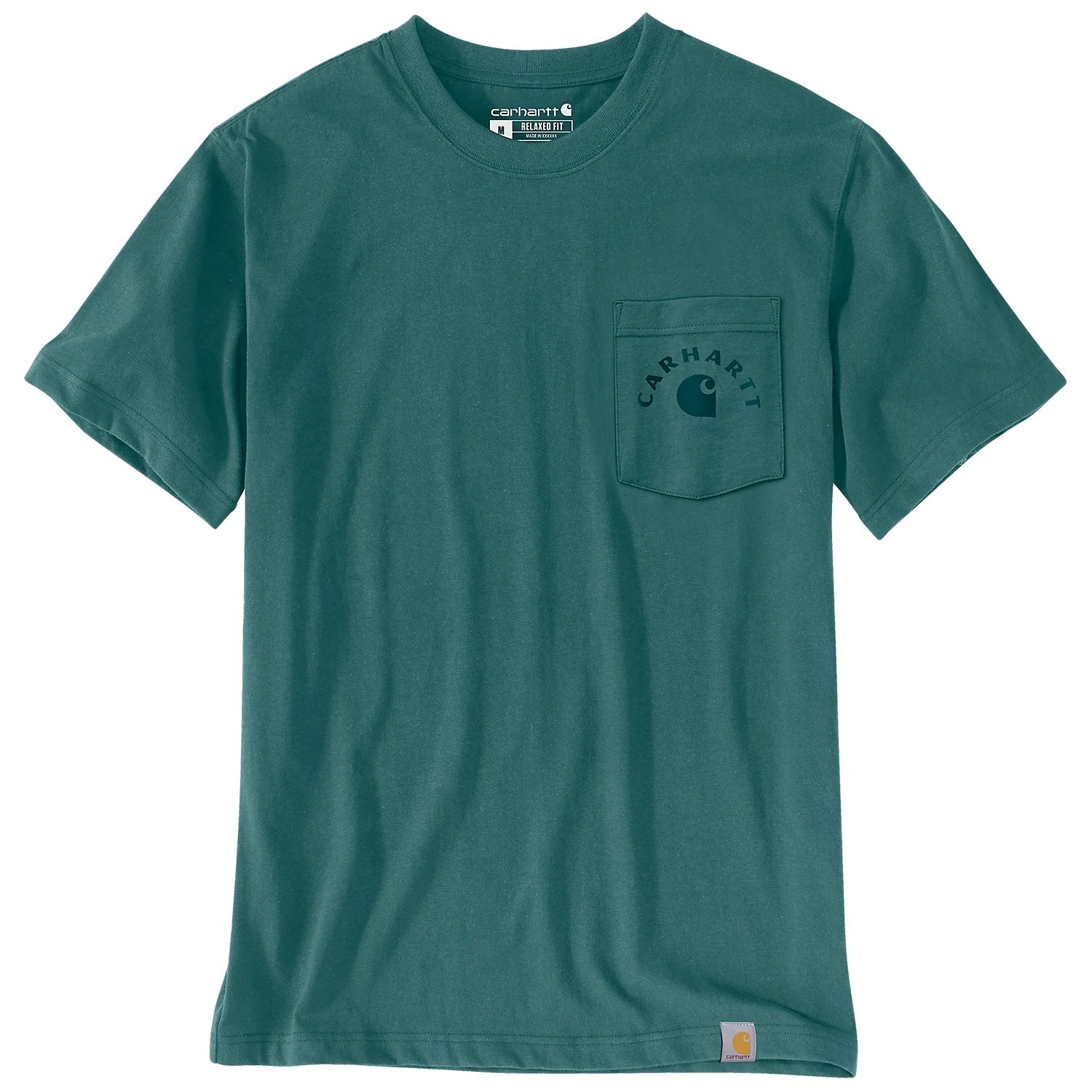 Carhartt Men's Irvine Relaxed Work T-Shirt Transformative Teal 107317-G03 - Image 5