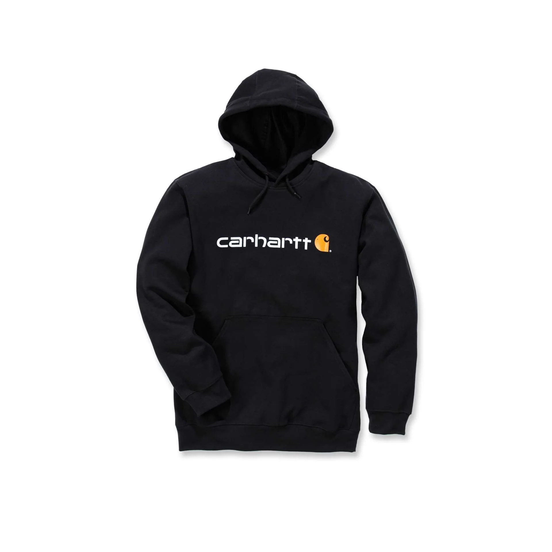 Carhartt Mens' Loose Fit Midweight Logo Graphic Sweatshirt Black 100074-001 - Image 3