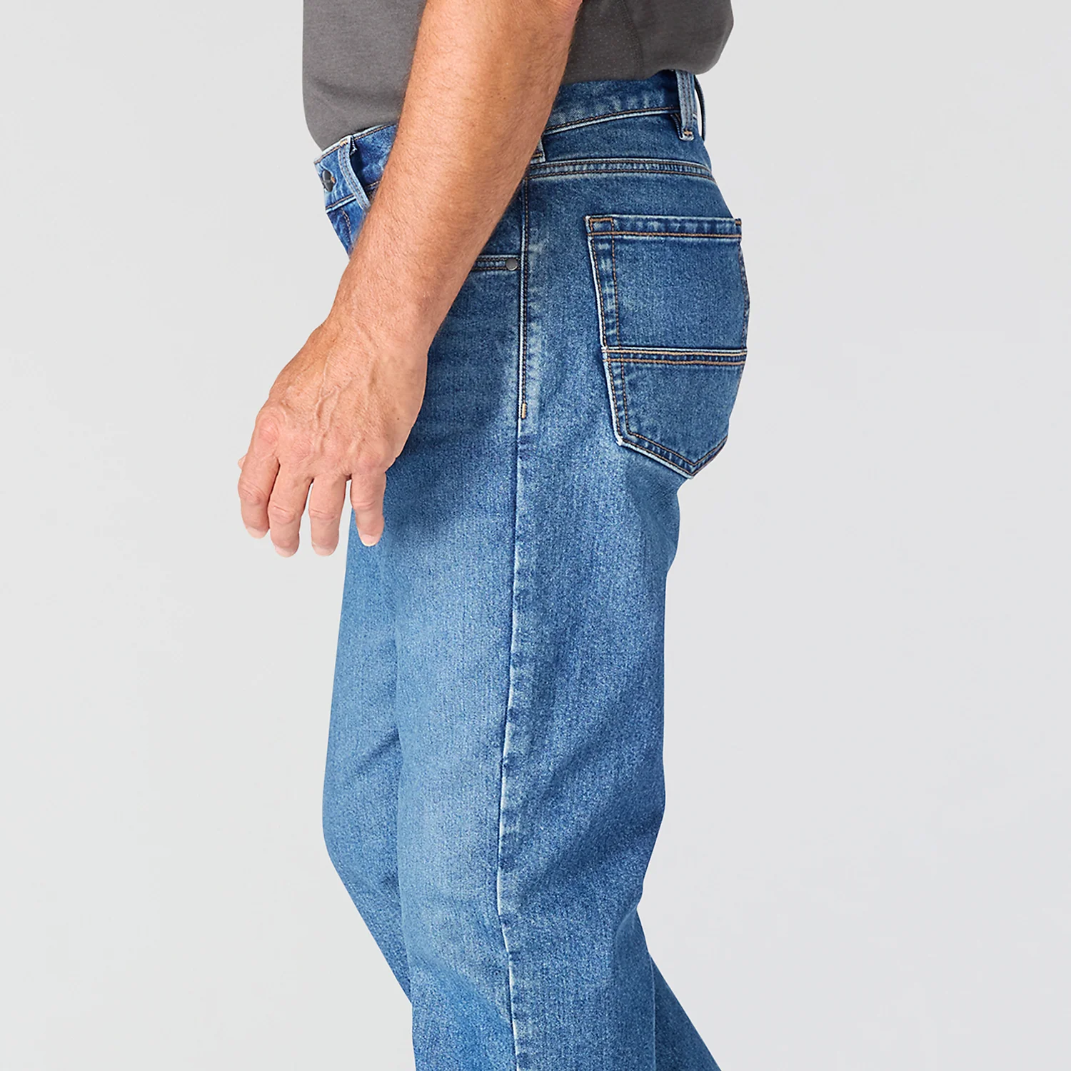 Carhartt Men's Loose Straight Rugged Flex® Jeans Ferrous 106988-HR2 - Image 5