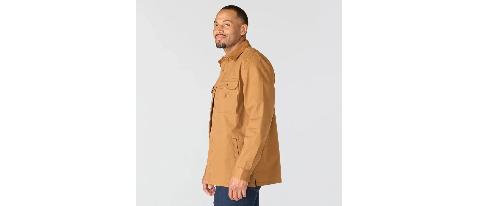 Carhartt Men's Newcastle Long Sleeve Shirt Brown 107307-BRN - Image 2