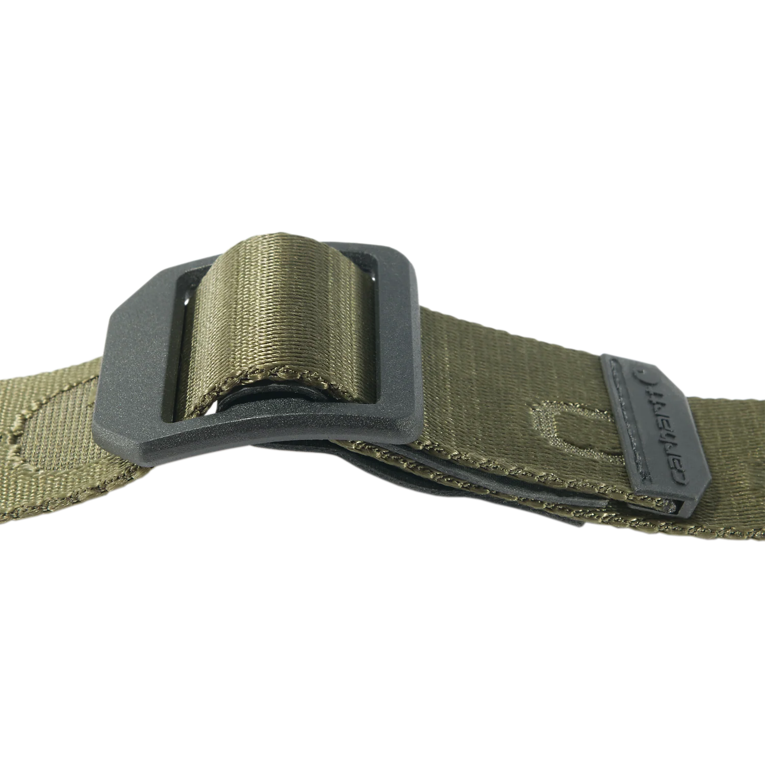 Carhartt Men's Nylon Webbing Ladder Lock Belt Army Green A0005768-301 - Image 2