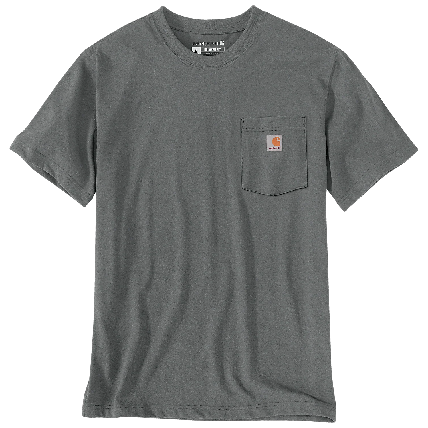 Carhartt Men's Relaxed Fit Lightweght Pocket T-Shirt Basil Heather 107455-E87 - Image 2