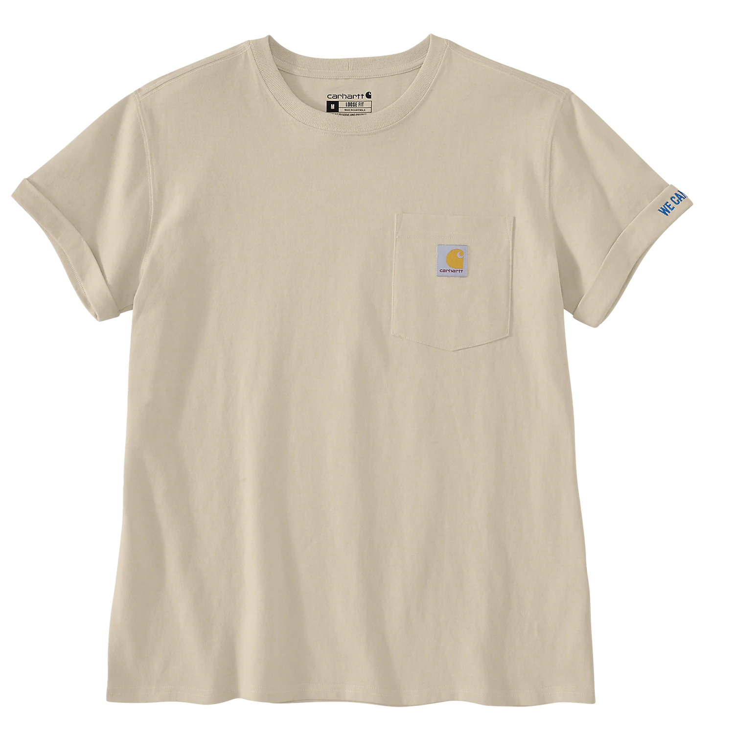 Carhartt Women's Dearborn Loose Rosie T-Shirt Oat Milk 106903-A16 - Image 2
