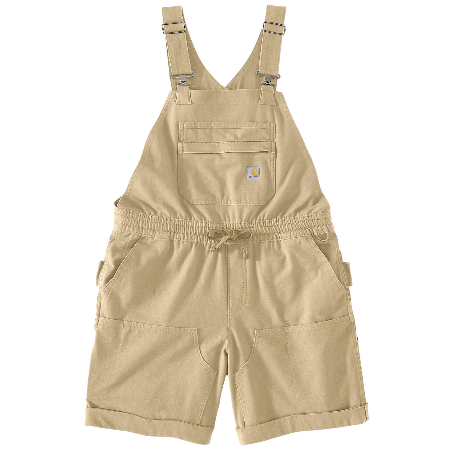 Carhartt Women's Force Ripstop Shortall Classic Beige 107398-A49 - Image 5