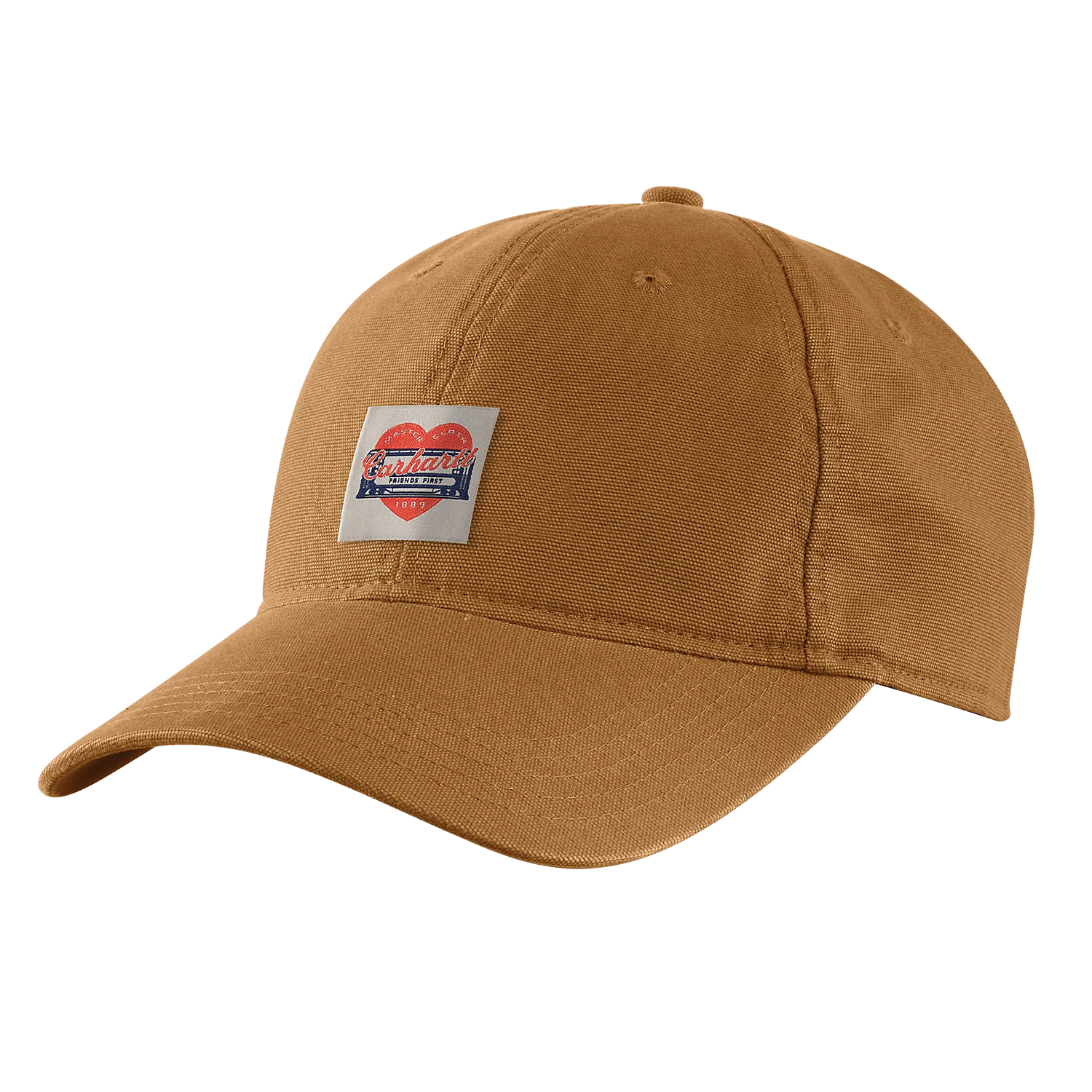 Carhartt Women's Heart Patch Canvas Cap Brown 107401-BRN