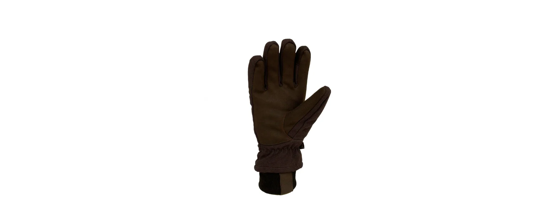 Carhartt Women's Insulated Duck/Synthetic Leather Knit Cuff Gloves Black GL0781W-BLK - Image 3