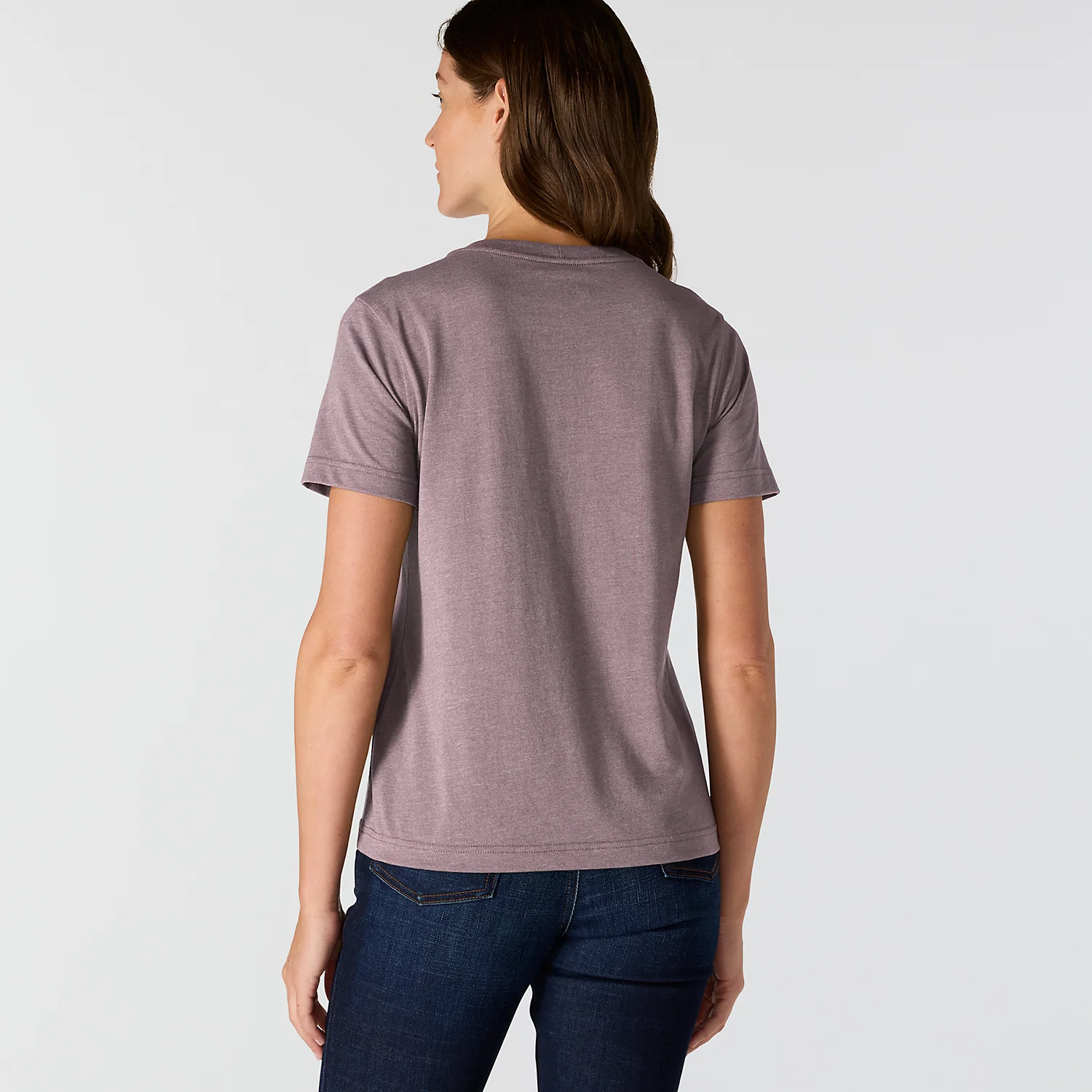 Carhartt Women's Irvine Relaxed T-Shirt Ash Berry Heather 107391-V96 - Image 2