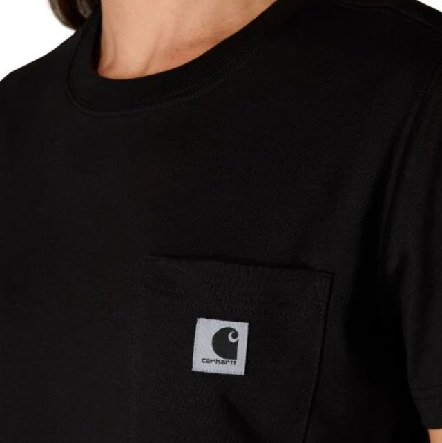 Carhartt Women's Irvine Relaxed T-Shirt Black 107391-N04 - Image 3