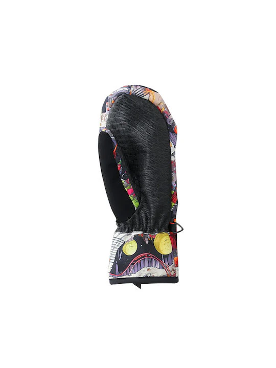 DC Kids' Franchise Snow Mittens Outer World Black ADBHN03006-KTA4 - Image 3