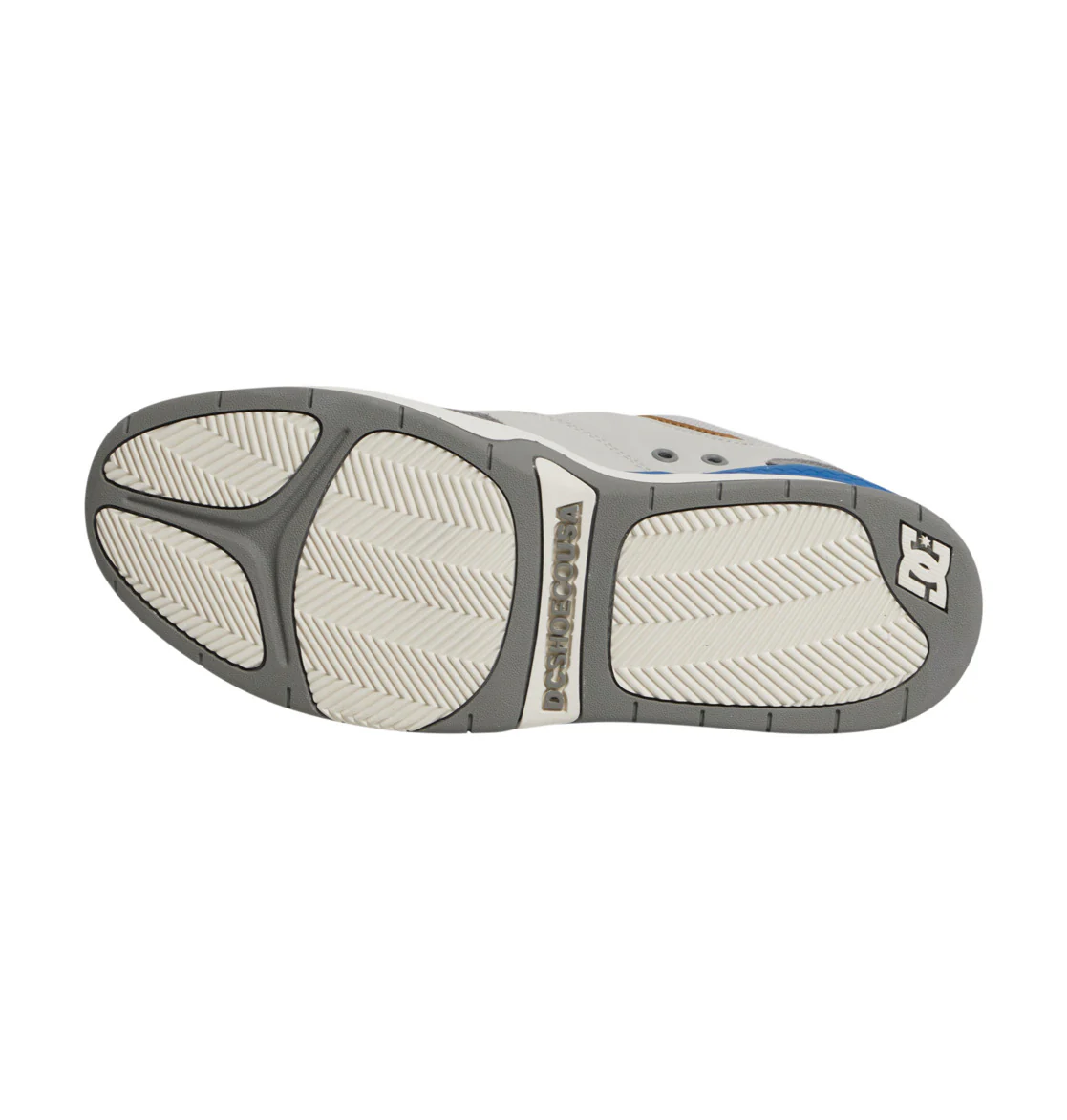 DC Men's Ascend Laceup Shoes Grey/Blue/Grey ADYS100844-XSBS - Image 5
