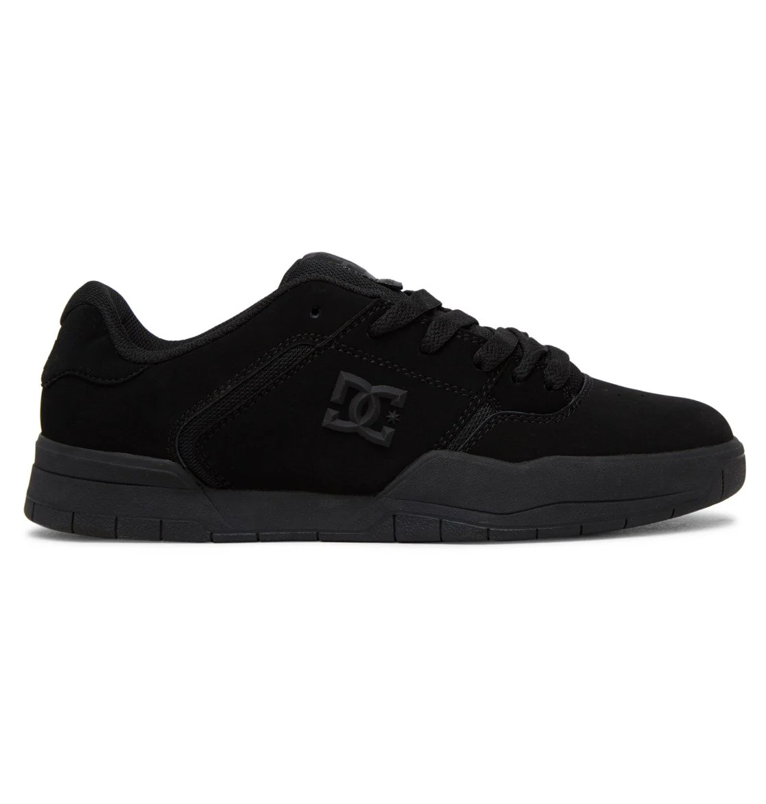 DC Mens' Central Leather Shoes Black/Black ADYS100551-BB2