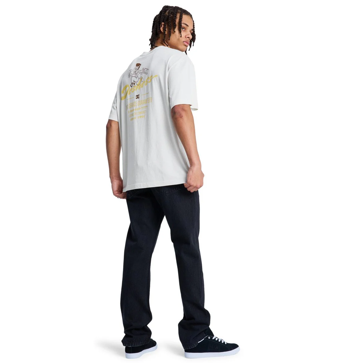 DC Men's Fixing Up Short-Sleeve T-Shirt White EDYZT04398-WCQ0 - Image 5
