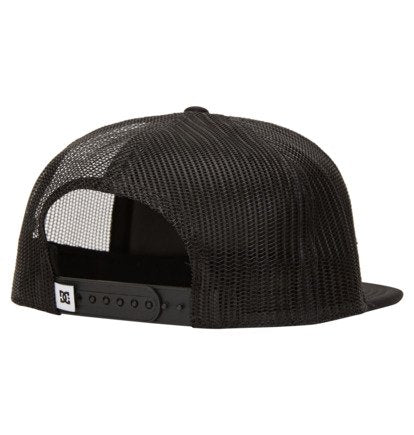 DC Men's Gas Station Trucker Cap Black ADYHA04061-KVJ0 - Image 2