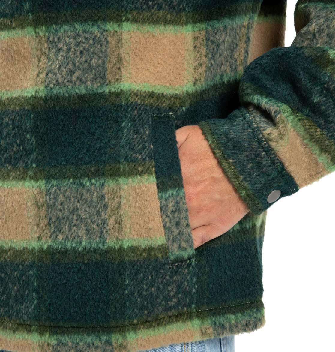 DC Men's Henderson Overshirt Jacket Ponderosa Pine EDYWT03266-GTP0 - Image 7