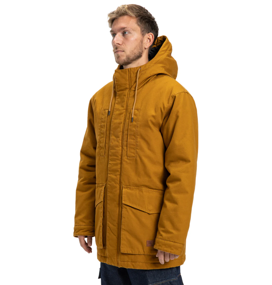 DC Men's Juryfield Padded Jacket Golden Brown EDYJK03262-CPD0 - Image 3