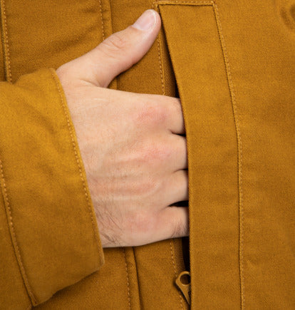 DC Men's Juryfield Padded Jacket Golden Brown EDYJK03262-CPD0 - Image 6
