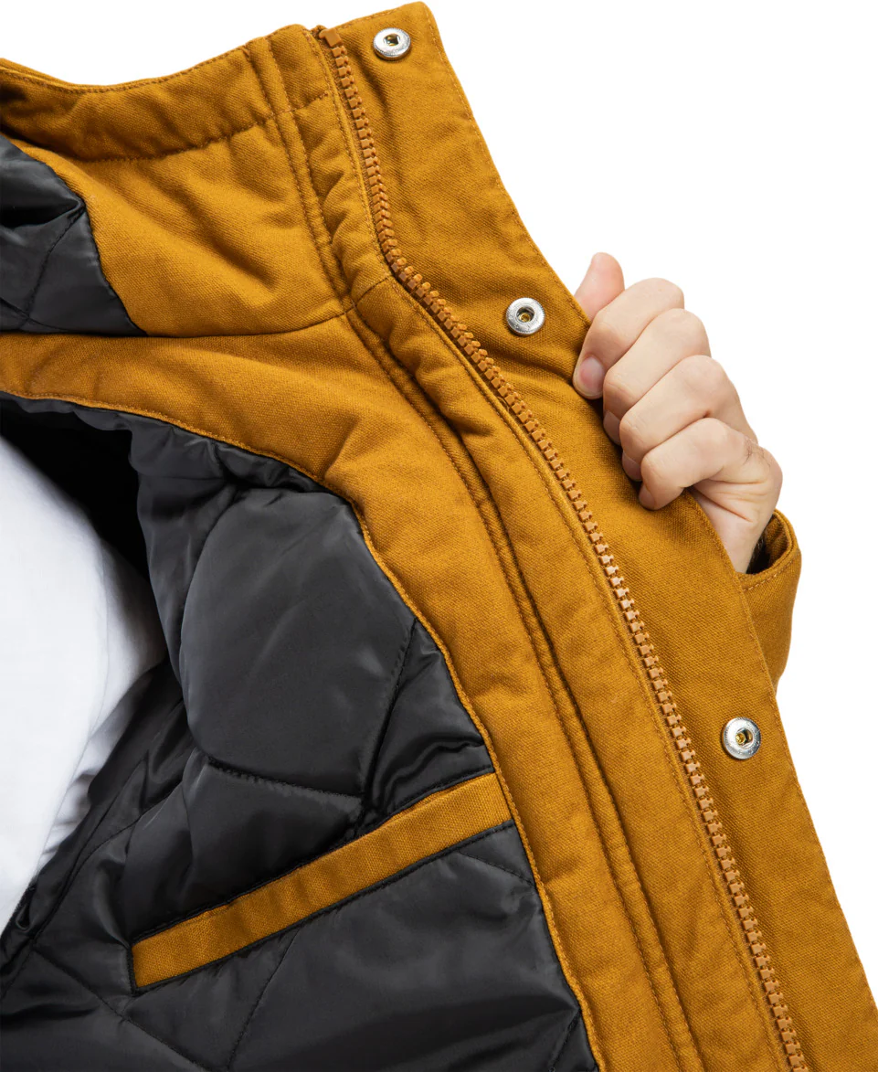 DC Men's Juryfield Padded Jacket Golden Brown EDYJK03262-CPD0 - Image 7