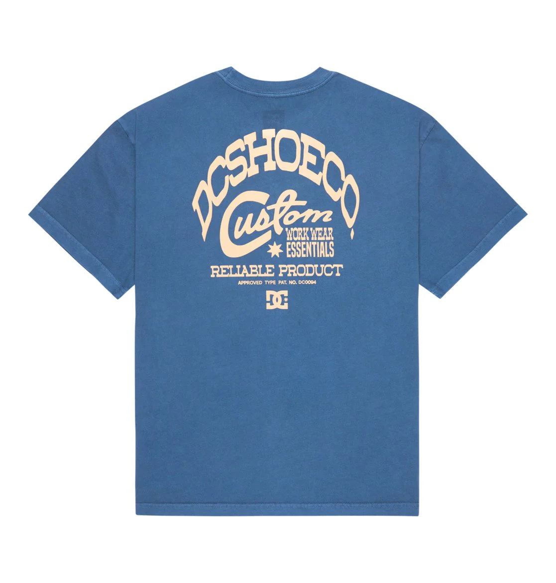 DC Men's Knotted T-Shirt Dark Denim EDYZT04440-BRQ0 - Image 7