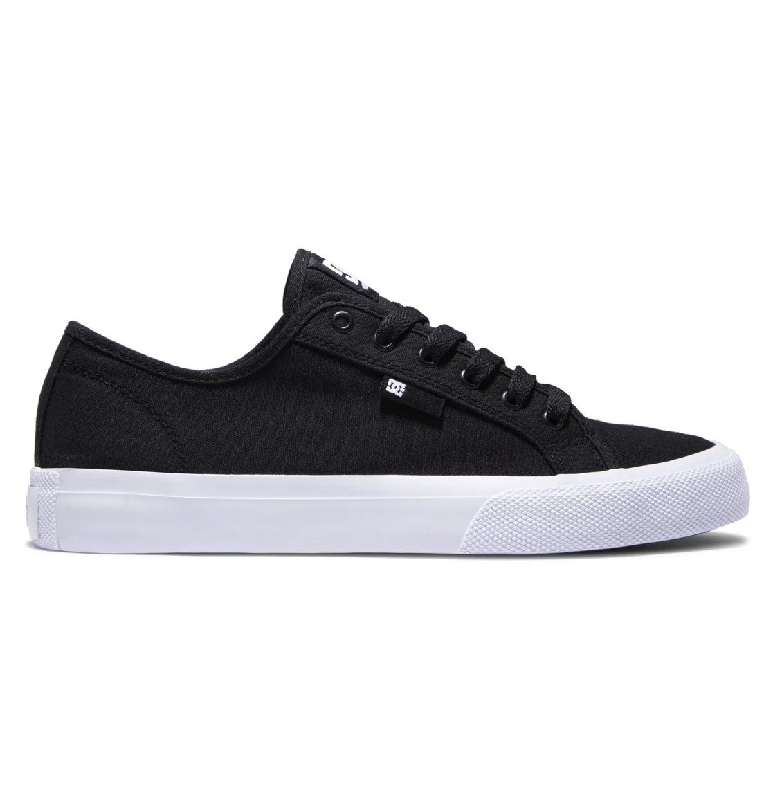 DC Men's Manual Leather Shoes Black/White ADYS300591-BKW