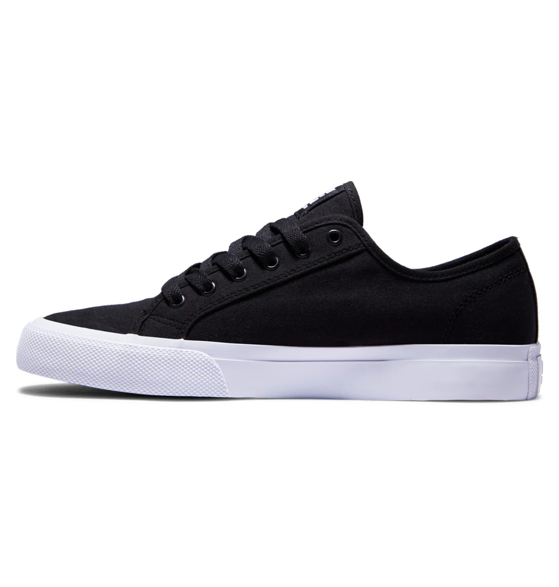 DC Men's Manual Leather Shoes Black/White ADYS300591-BKW - Image 5
