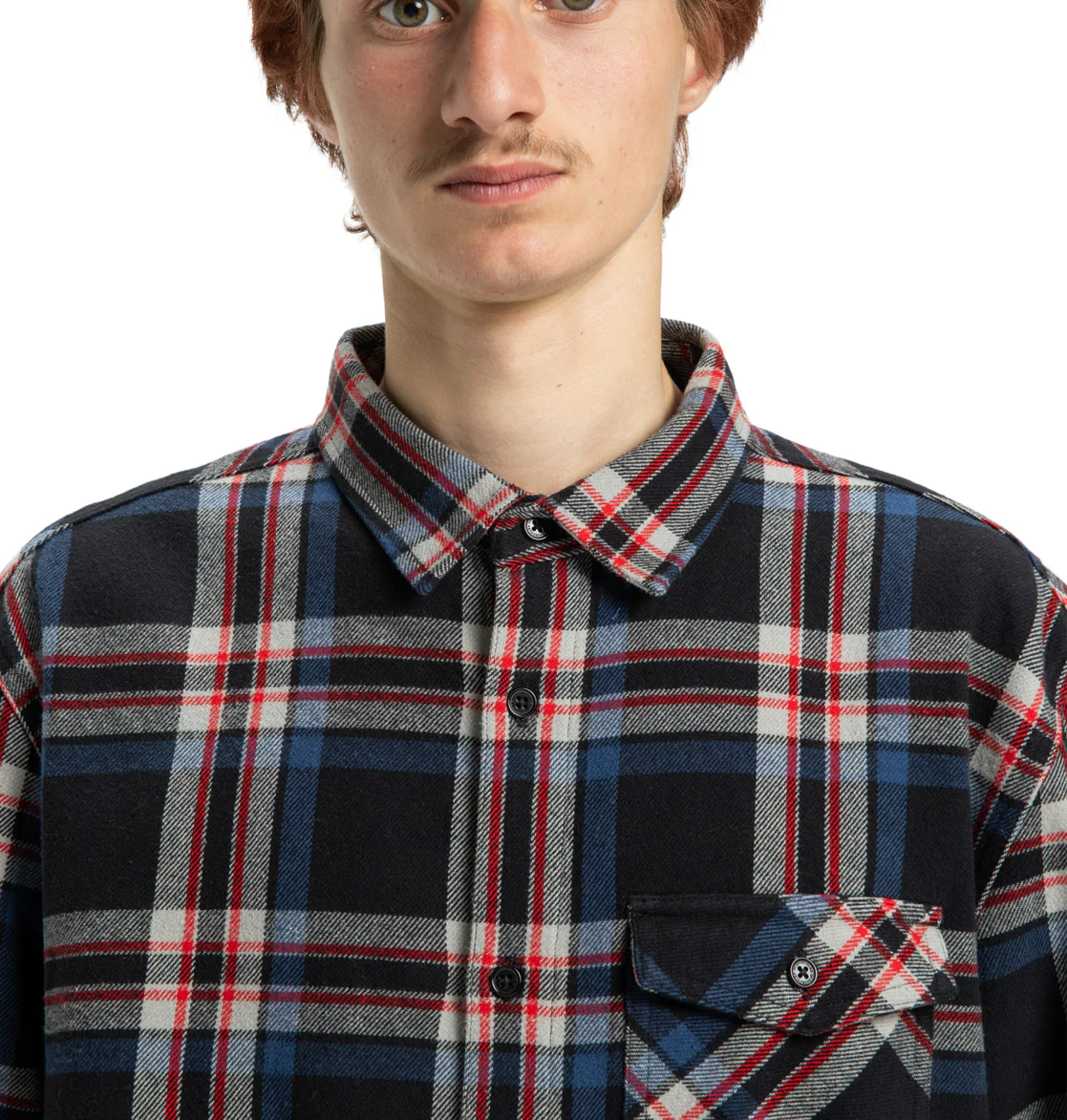 DC Men's Marshal Flannel Shirt Black ADYWT03116-KVJ0 - Image 2
