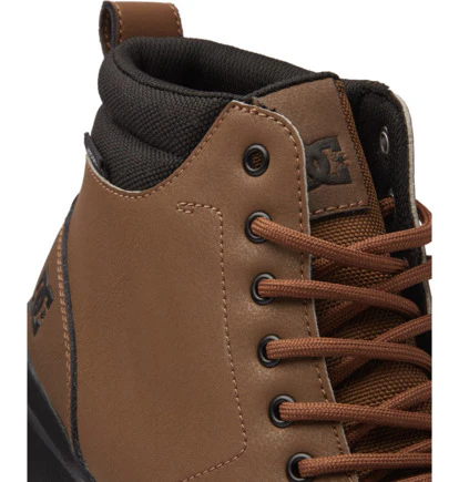 DC Men's Mason 2 Water Resistant Shoes Dark Brown ADYS700216-DBR - Image 6