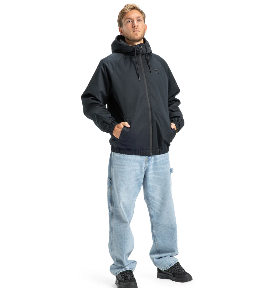 DC Men's Navigator Padded Hooded Jacket Black EDYJK03268-KVJ0 - Image 4
