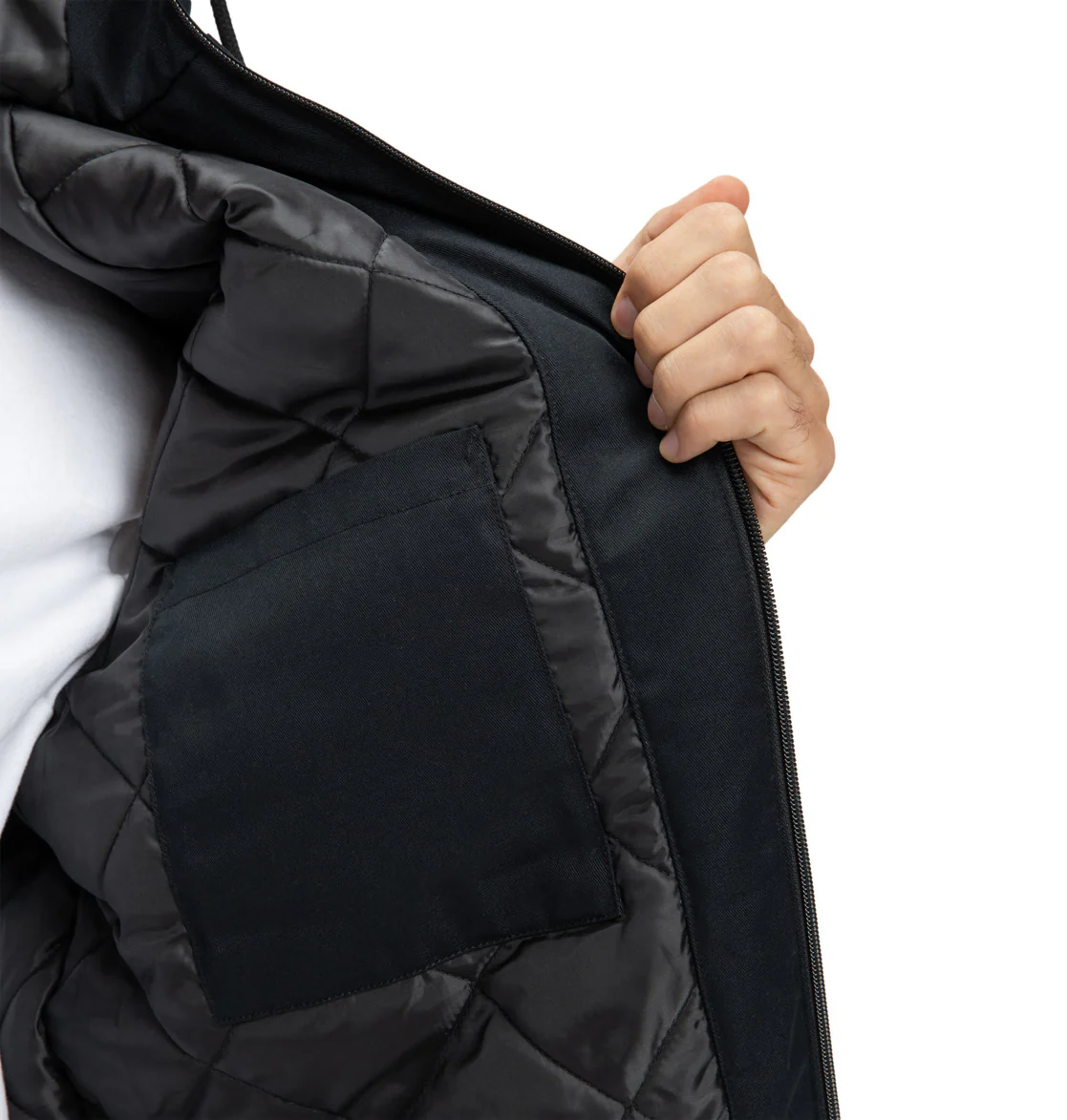 DC Men's Navigator Padded Hooded Jacket Black EDYJK03268-KVJ0 - Image 6
