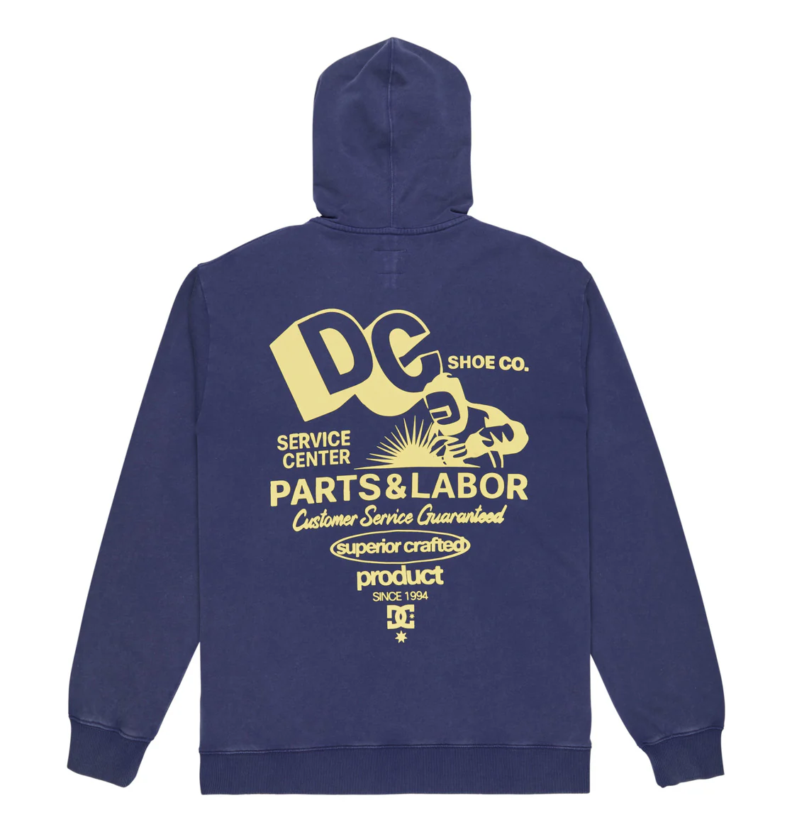 DC Men's Parts Dep Zip Hoodie Estate Blue EDYSF03257-BSW0 - Image 8