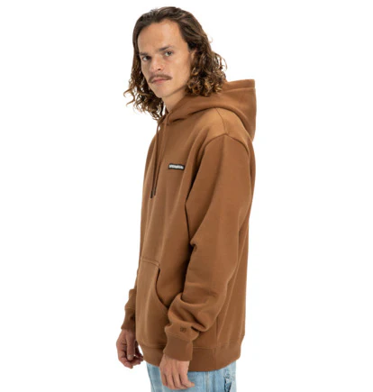 DC Men's Patch It Hoodie Toffee EDYFT03549_CQF0 - Image 3