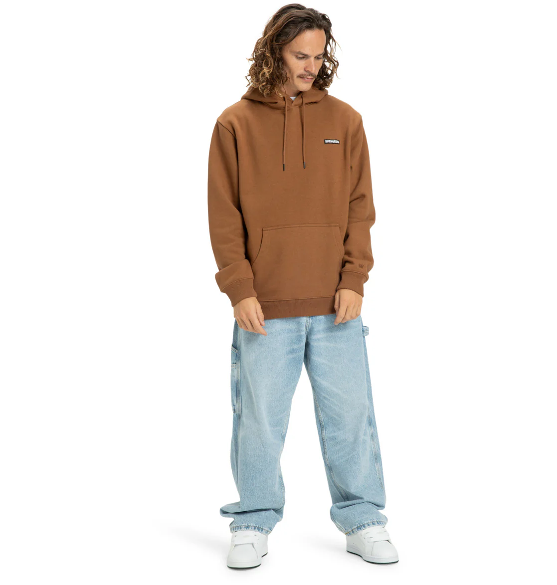 DC Men's Patch It Hoodie Toffee EDYFT03549_CQF0 - Image 6