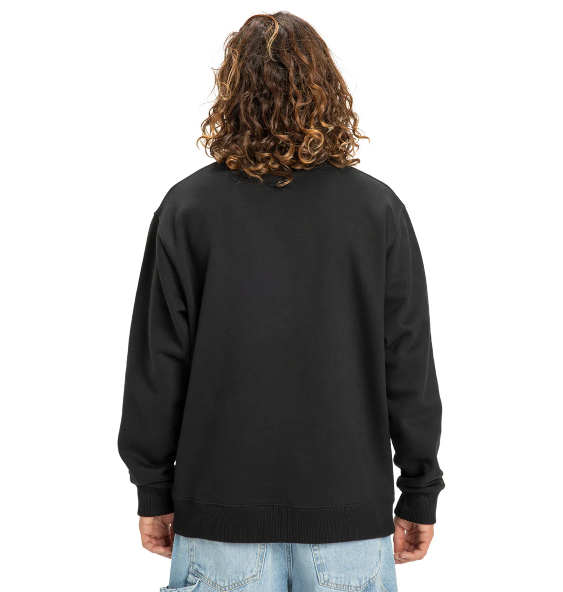 DC Men's Patch It Sweatshirt Black EDYFT03548_KVJ0 - Image 2
