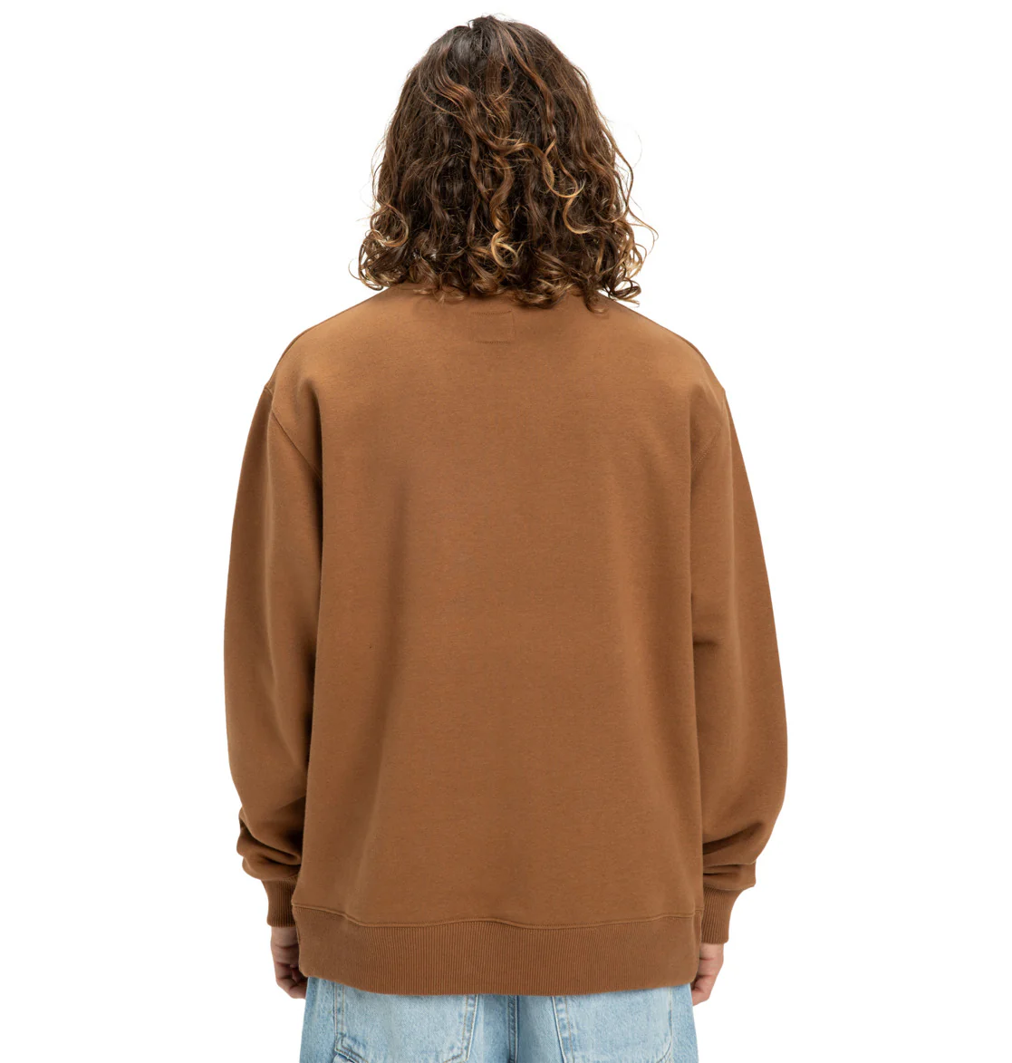 DC Men's Patch It Sweatshirt Toffee EDYFT03548_CQF0 - Image 2