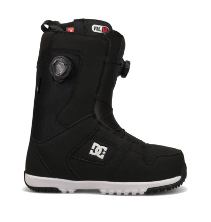 DC Men's Phase Pro BOA® Snowboard Boots Black/White ADYO100079-BKW