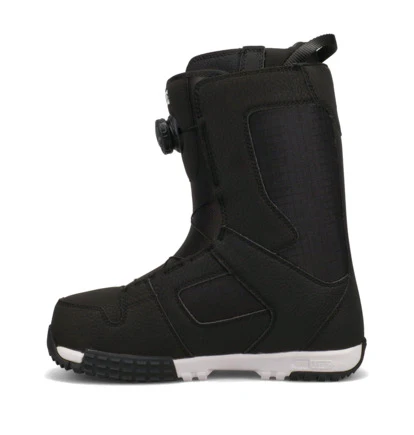 DC Men's Phase Pro BOA® Snowboard Boots Black/White ADYO100079-BKW - Image 3