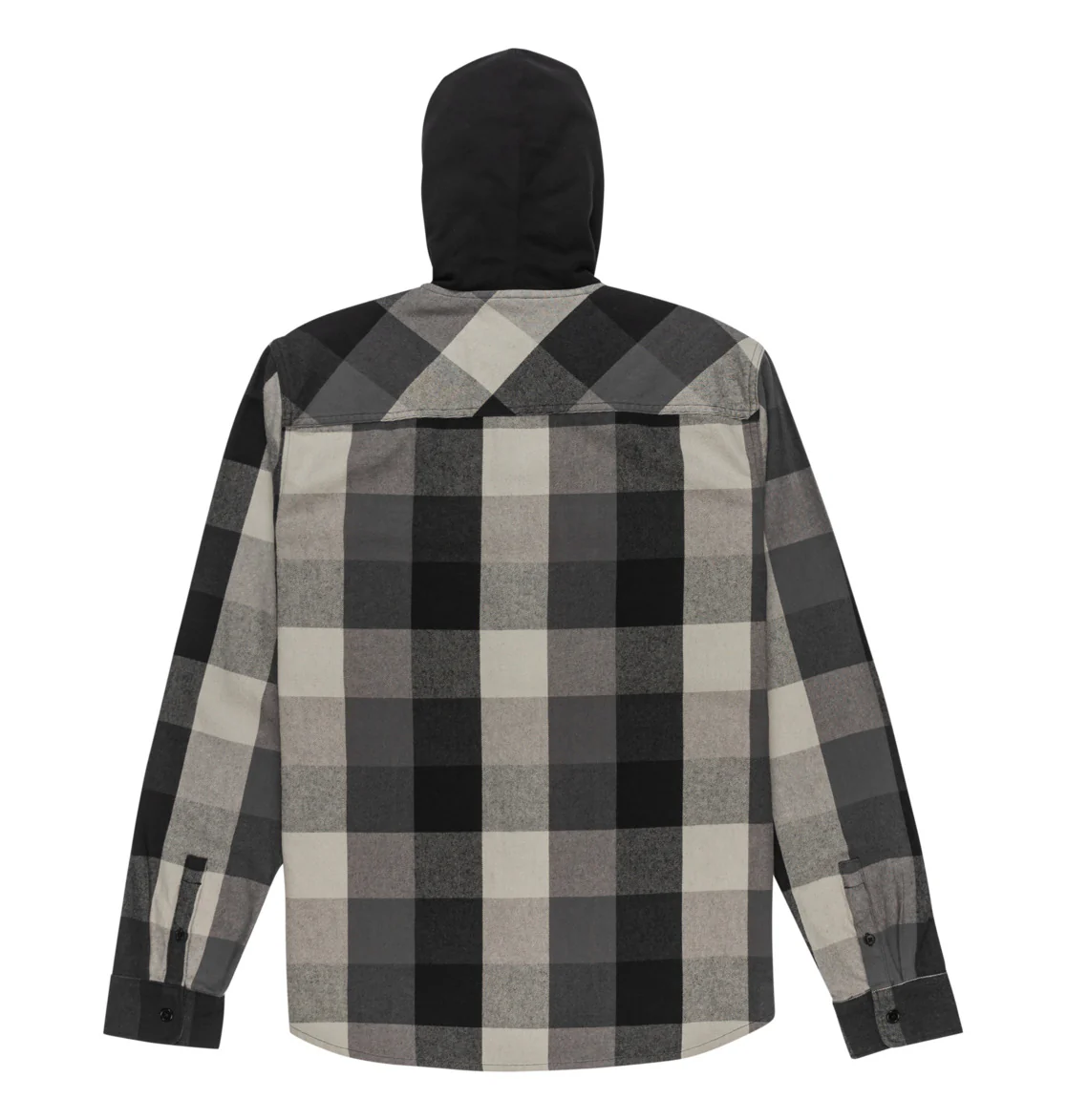 DC Men's Ruckus Hooded Long Sleeve Shirt Black ADYWT03104-KVJ0 - Image 6