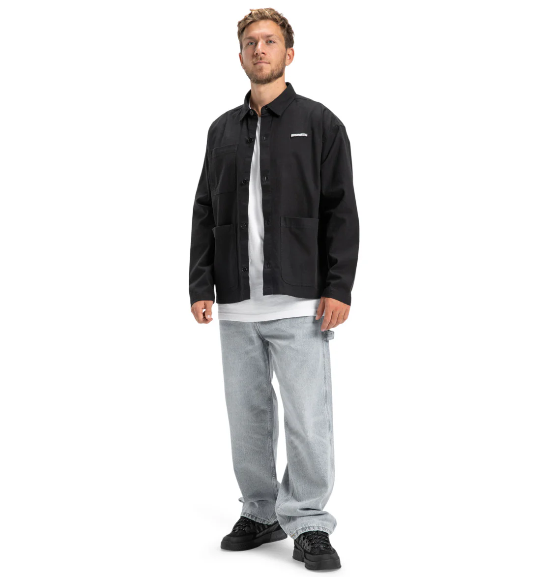 DC Men's Showcase Overshirt Black EDYWT03262-KVJ0 - Image 5