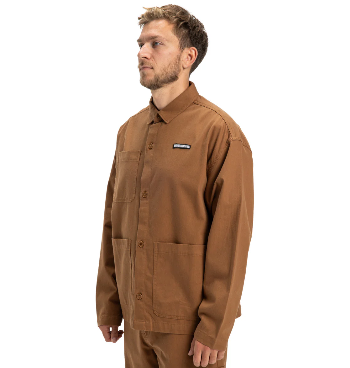 DC Men's Showcase Overshirt Toffee EDYWT03262-CQF0 - Image 2