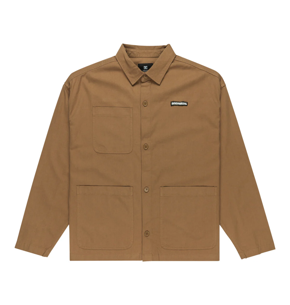 DC Men's Showcase Overshirt Toffee EDYWT03262-CQF0 - Image 7