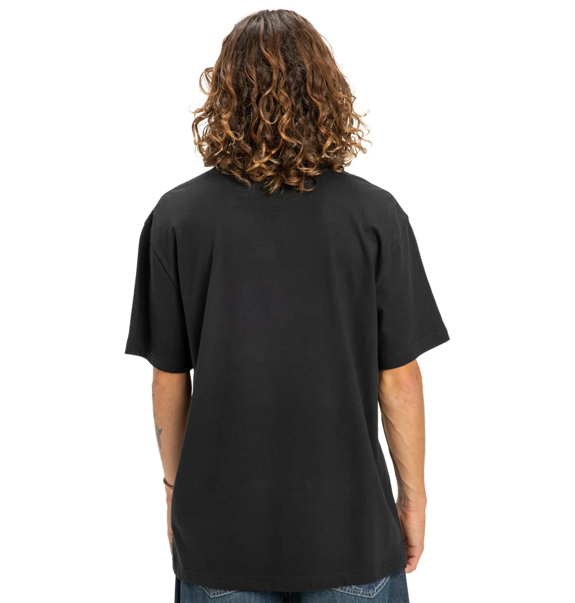 DC Men's Star Filled T-Shirt Black EDYZT04348-KVJ0 - Image 2