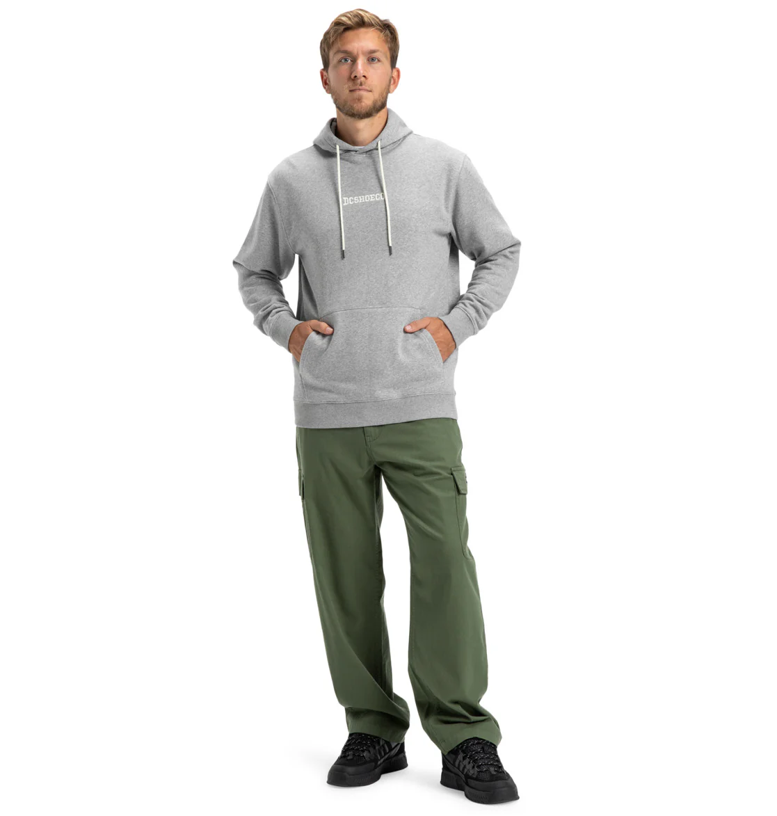 DC Men's Worker Baggy Cargo Chino Pants Bronze Green EDYNP03170-GQQ0 - Image 6